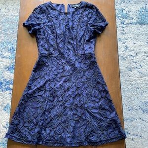 Blue lace dress